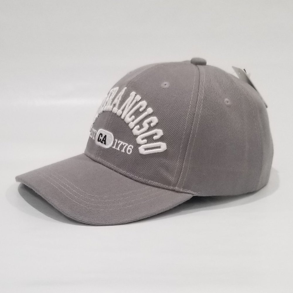 Apple Stars - San Francisco Established 1776 - Adjustable Cap - Grey